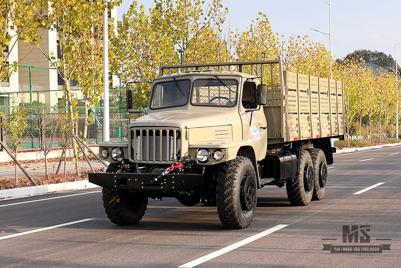 6×6 Dongfeng EQ2100 Truck_190hp Dongfeng ขับเคลื่อนหกล้อ LongHead แถวเดียวบรรทุกสินค้าสูงรถบรรทุกขนส่ง_AWD รถบรรทุกพิเศษส่งออก