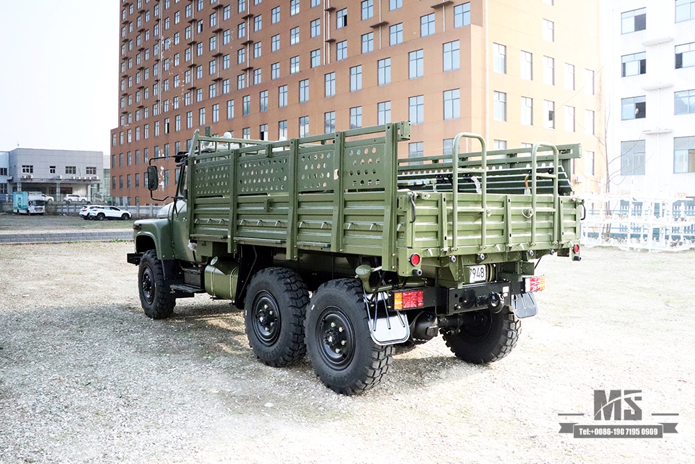 Dongfeng Army Green EQ2100 รถบรรทุกออฟโรด 6×6 190 hp Classic Pointed Head Off-road Vehicle for sale_Dongfeng 6WD 245 Diesel Troop Carrier Export Special Vehicle 