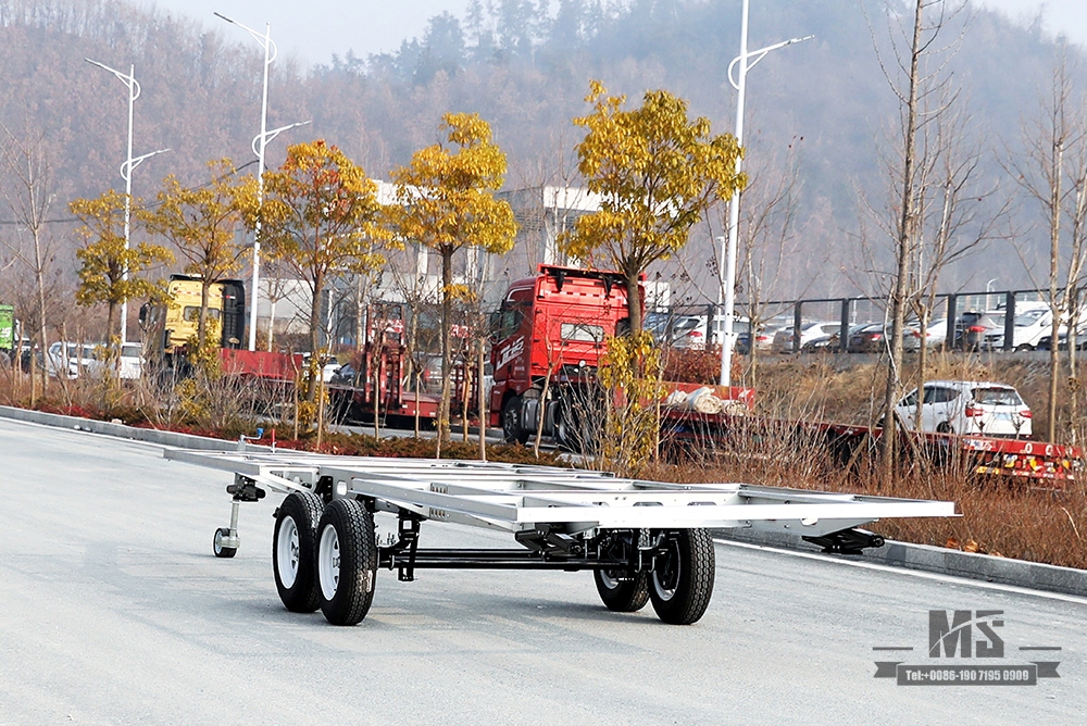 3T Dongfeng Trailer Chassis_Caravan แชสซีรถพ่วงสำหรับขาย ผู้ผลิตแชสซี โรงงานส่งออกแชสซีรถพ่วงพิเศษ