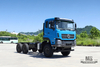 340hp Dongfeng แชสซีรถบรรทุกหกล้อ_Dongfeng 6 * 6 แชสซีรถบรรทุกสินค้าหัวแบนพร้อมระบบเบรกน้ำหล่อเย็นถัง _ ส่งออกแชสซีพิเศษ