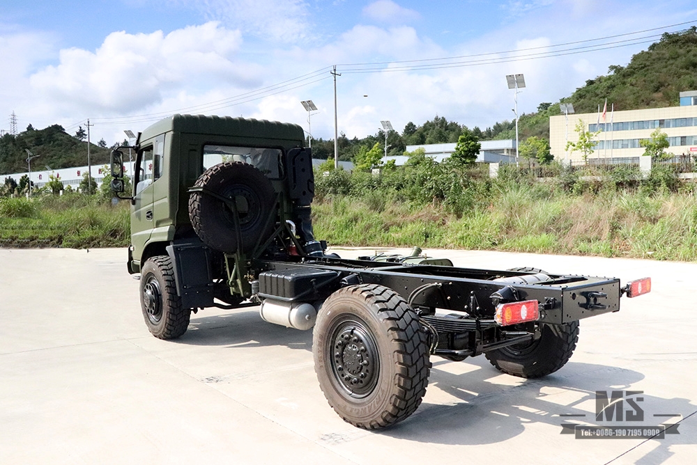 4*4 Dongfeng Cargo Truck Chassis_รถขับเคลื่อนสี่ล้อ New Cab Off-road Truck Chassis_4WDรถบรรทุกทางไกลส่งออกแชสซียานพาหนะวัตถุประสงค์พิเศษ