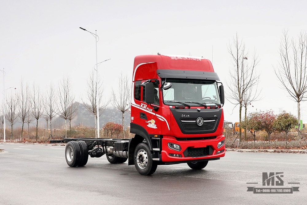 Dongfeng 4 * 2 290 hp แชสซีรถบรรทุกออฟโรด_4 × 2 หัวแบนหลังคาสูงสองห้องนอน Cab ผู้ผลิตการแปลงแชสซีรถบรรทุกสินค้า _ ส่งออกแชสซีวัตถุประสงค์พิเศษ