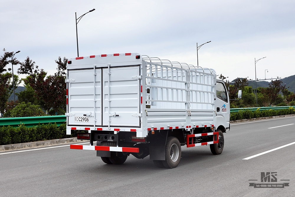 Dongfeng 4*4 รถบรรทุกขนาดเล็กรถบรรทุกขนส่งตะแกรง _Dongfeng ขับเคลื่อนสี่ล้อเดี่ยวแถว Cab คลังสินค้า Truck_Box Stake Truck สำหรับขาย_ส่งออกรถบรรทุกพิเศษ