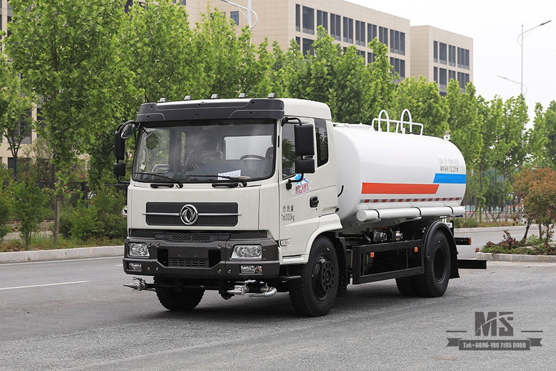 210 HP Dongfeng 4*2 Greening Sprinkler Truck _Dongfeng Flat Head Water Sprinkler Truck Commercial Vehicle_Dongfeng Water Tanker Truck For Sale_Export รถบรรทุกพิเศษ