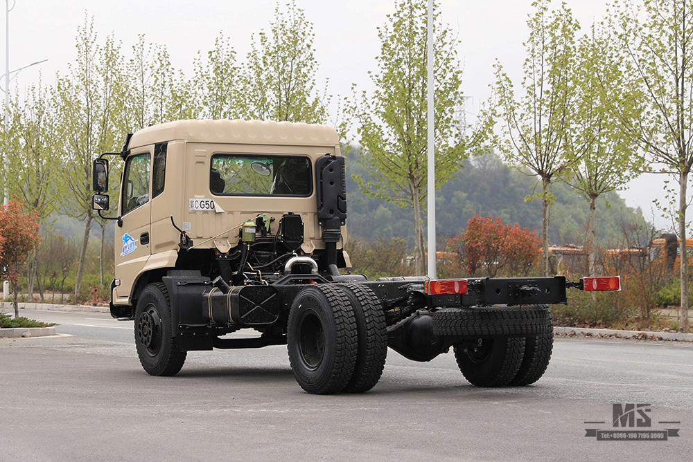 210 HP Dongfeng 4 * 2 Greening Sprinkler Truck Chassis _ Water Sprinkler Truck Chassis_Dongfeng Water Tanker Truck Chassis For Sale_Export แชสซีรถบรรทุกพิเศษ