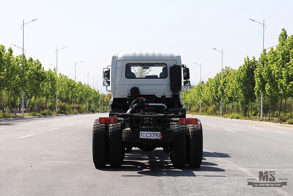 340 HP Dongfeng แชสซีรถบรรทุกหกล้อ_6×6 Flathead 13T/13T เพลารถบรรทุกแชสซี_Dongfeng 6*6 แชสซีรถบรรทุกสำหรับ Sale_Export แชสซีรถบรรทุกพิเศษ