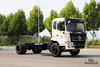 Dongfeng 4 × 2 รถบรรทุกติดเครนแชสซี 266hp ใหม่ Flathead Cabin Row ครึ่งแชสซีพร้อมรถบรรทุกเครนส่งออกแชสซีพิเศษ