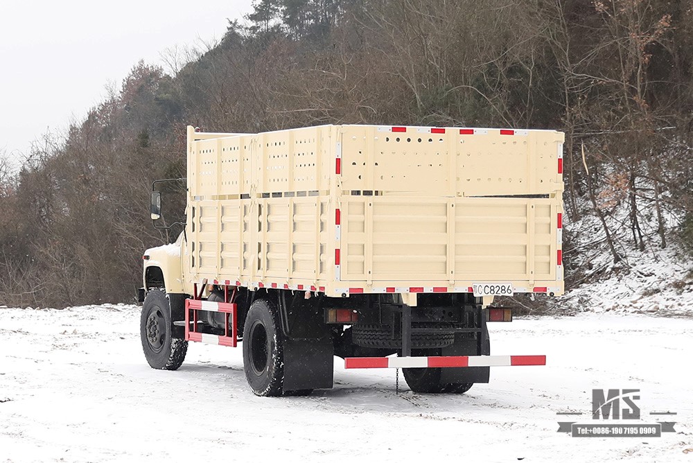 Dongfeng Four Wheel Drive EQ1093 รถบรรทุกออฟโรด _ 4*4 Long Head Single Row Cab Truck Modification Manufacturing_Dongfeng 4WD Truck Export Special Purpose Truck