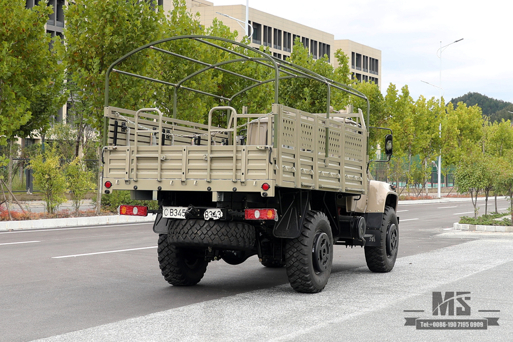 4*4 Dongfeng Cargo Truck_190 hp Long-head 2.5T Off-road Truck with Winch_Four Wheel Drive รถบรรทุกทางไกลส่งออกยานพาหนะวัตถุประสงค์พิเศษ