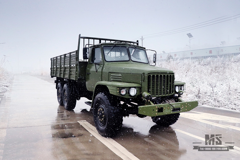 Dongfeng 6WD EQ2100 รถออฟโรด_6×6 190 hp Classic Army Green Pointed Head รถออฟโรดสำหรับขาย_Dongfeng 245 Diesel Troop Carrier Export Special Vehicle 