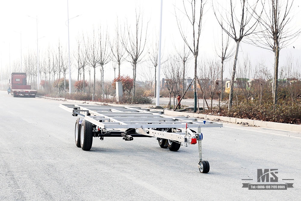 3T Dongfeng Trailer Chassis_Caravan แชสซีรถพ่วงสำหรับขาย ผู้ผลิตแชสซี โรงงานส่งออกแชสซีรถพ่วงพิเศษ