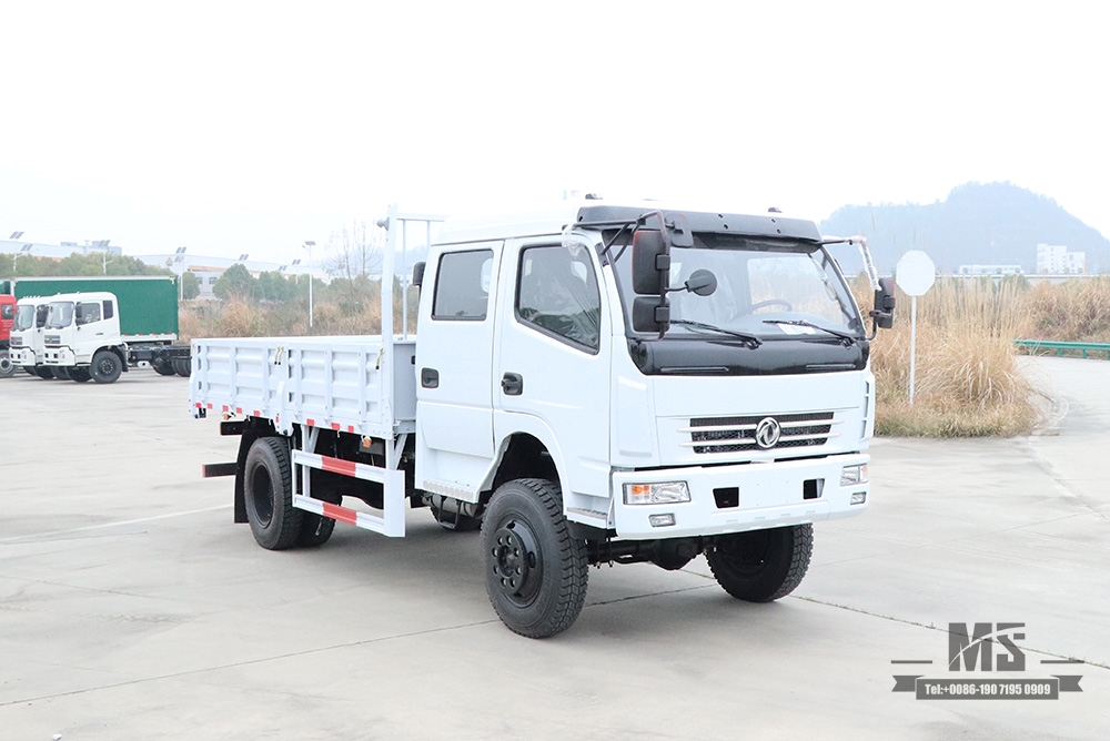 Dongfeng รถขับเคลื่อนสี่ล้อรถบรรทุกขนาดเล็ก_รถบรรทุกขนาดเล็กที่กำหนดเองสองแถว Cab 4*4 รถออฟโรด_รถบรรทุก Dongfeng สำหรับขายยานพาหนะพิเศษส่งออก