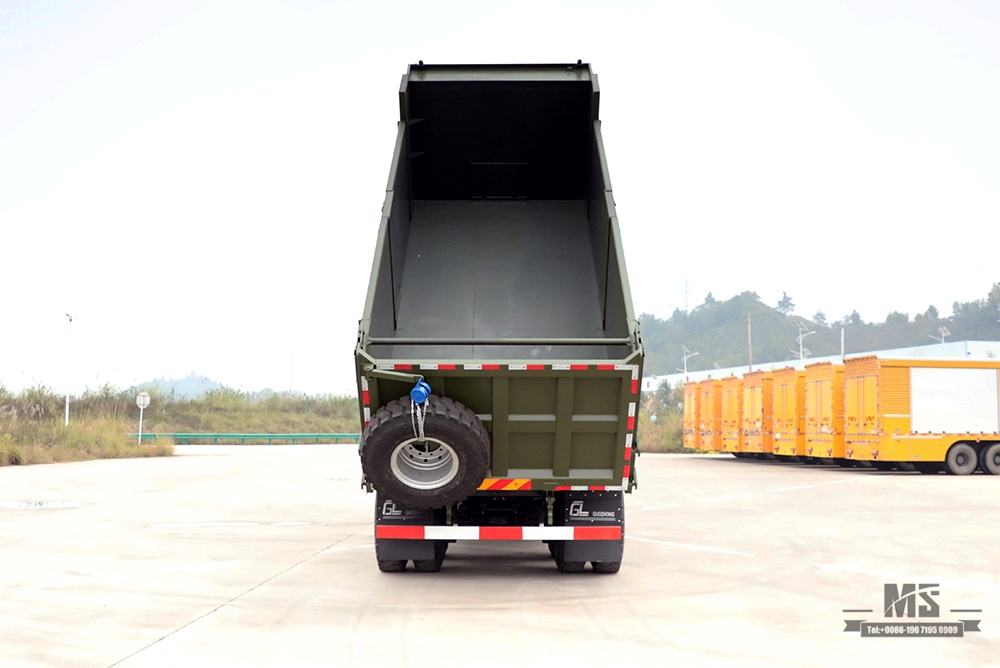 375hp Dongfeng 6*4 รถดัมพ์_Dongfeng 6x4 Flathead Row Half Tipper Truck สำหรับ Sale_Export ยานพาหนะพิเศษ
