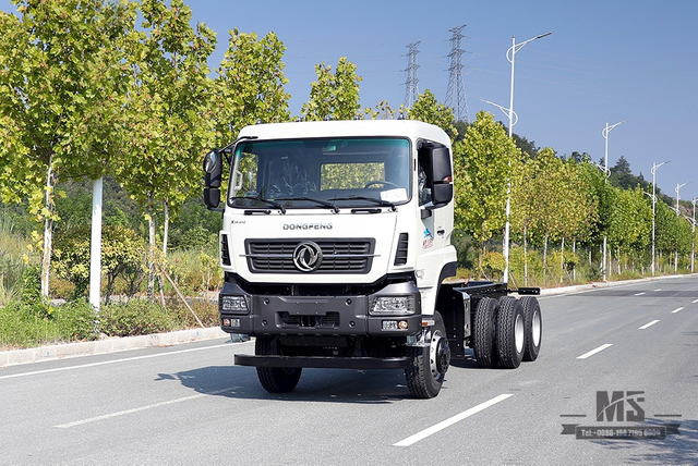 แชสซีรถยนต์เพื่อการพาณิชย์ขนาดใหญ่ขับเคลื่อนหกล้อ 350 HP _Dongfeng 6 × 6 แชสซีรถบรรทุกการปรับเปลี่ยน_Dongfeng แชสซียานพาหนะพิเศษ