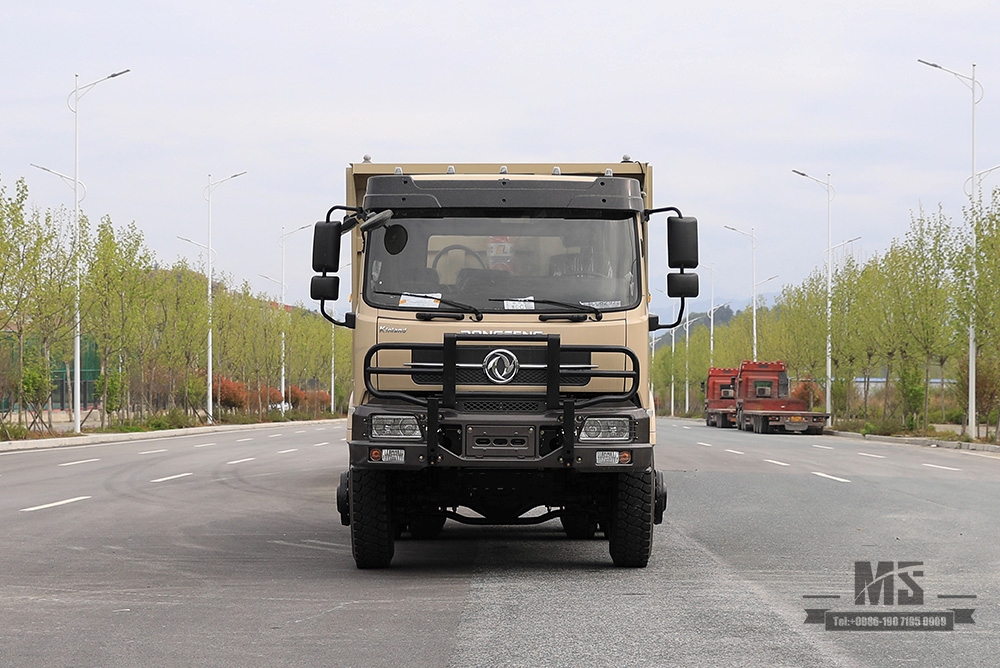 Dongfeng 6×6 Off-road Special Dump Truck_260hp ขับเคลื่อนหกล้อสามเพลาหลัง 7T/13T Twin-tyre Mining Truck Tipper Truck_6WD ส่งออกยานพาหนะพิเศษ