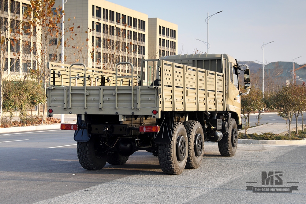 210 HP Dongfeng รถขับเคลื่อนหกล้อ Off-road Truck_6 × 6 3.5T Special Truck_All-wheel Drive ปรับแต่งสามเพลา 10T Truck Transport Truck_Export Special Vehicle