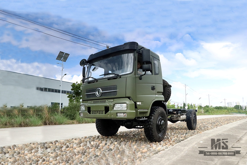 4*4 Dongfeng Off-road รถบรรทุกแชสซี_ขับเคลื่อนสี่ล้อหนึ่งและครึ่งแถว Cab Cargo Truck CHASSIS_4WD รถบรรทุกส่งออกวัตถุประสงค์พิเศษแชสซี