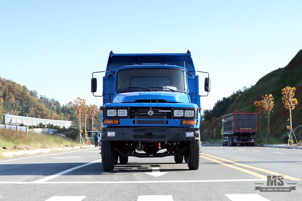 Dongfeng 4*2 รถดัมพ์รถบรรทุกขนาดเล็กรถบรรทุกออฟโรด_116 HP Single Row Pointed Head Dongfeng EQ3092 Small Tipper Truck_Export Special Vehicle