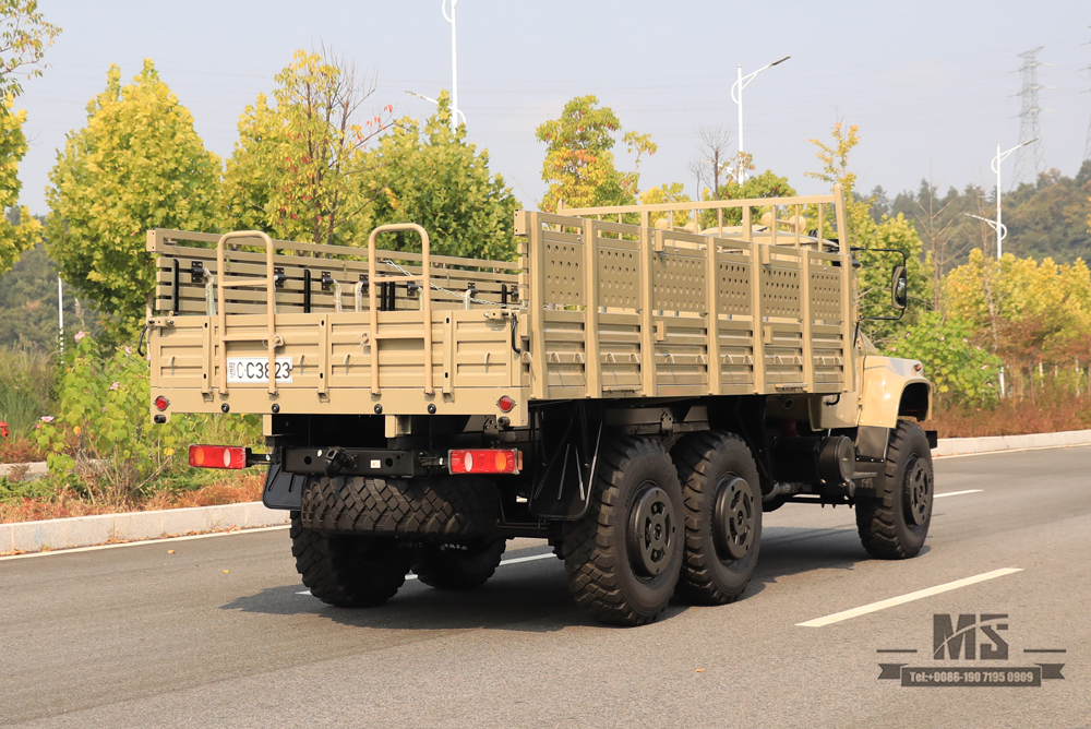 190hp Dongfeng 6×6 EQ2100 Truck_6*6 รถบรรทุกหัวแหลม ขับเคลื่อนหกล้อ Off Road Truck_Export Special Vehicle