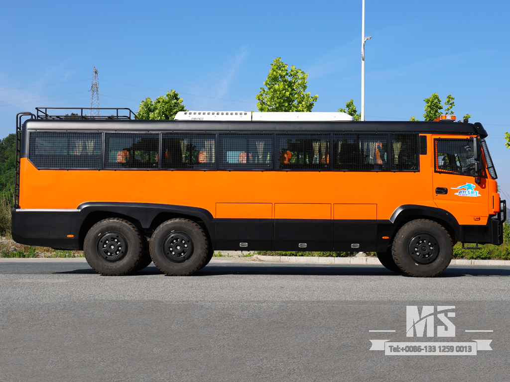 รถโดยสารโดยสารตงเฟิง 210HP 6x6 | ยานพาหนะโดยสารพิเศษแบบออฟโรดทุกพื้นที่
