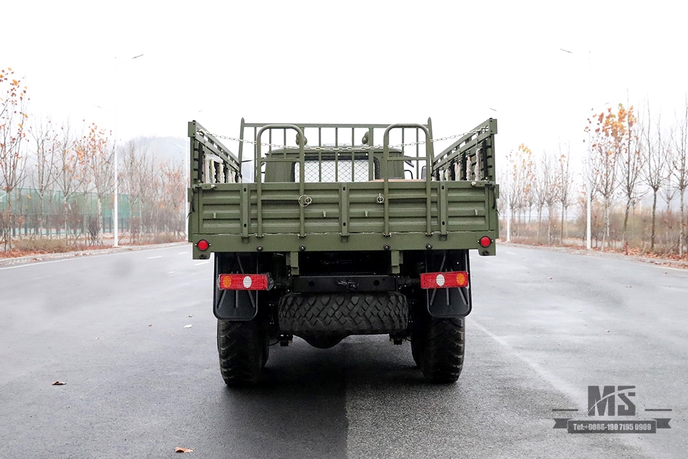 Dongfeng Army Green รถหกล้อ EQ2100 _6×6 190 hp Classic Pointed Head 3.5T รถบรรทุกออฟโรดสามเพลาสำหรับขาย_Dongfeng 245 Troop Carrier Export Special Vehicle 