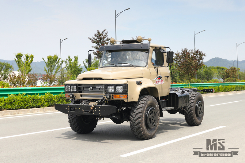 4×4 Tip Head Off Road Truck Chassis_Four Wheel Drive Dongfeng 190hp 240 Cab Long Head Chassis_Export ผู้ผลิตปรับแต่งแชสซีรถยนต์พิเศษ