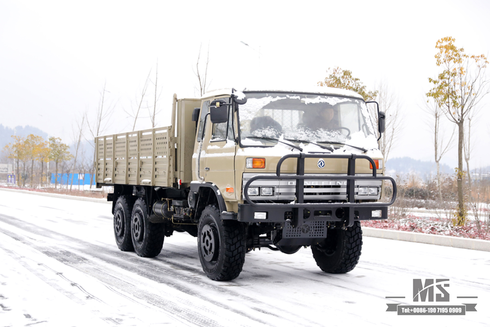 6×6 EQ2102 Dongfeng Off Road Truck_ ขับเคลื่อนหกล้อหนึ่งและครึ่ง 153 Cab Transport Truck_Dongfeng AWD ส่งออกยานพาหนะวัตถุประสงค์พิเศษ