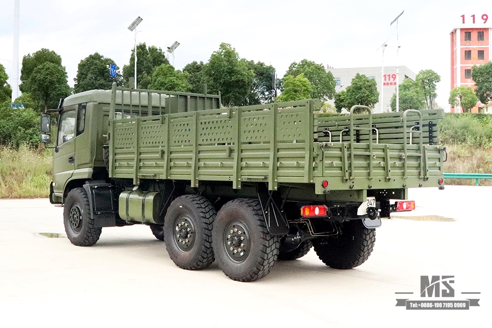 6×6 Dongfeng EQ2102 รถบรรทุกออฟโรด_รถขับเคลื่อนหกล้อรถบรรทุกสินค้าหัวแบน 6WD 246 Troop Carrier Off Road Transport Truck_Export Special Vehicle