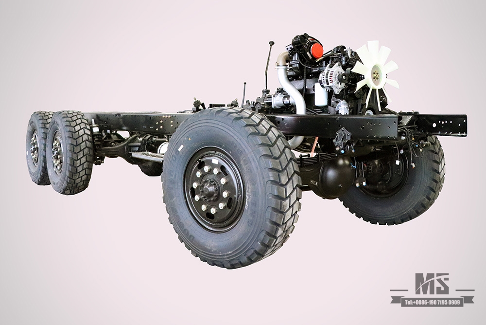 รถขับเคลื่อนหกล้อ Dongfeng EQ2100 Chassis_6 × 6 190hp Off Road Truck Chassis_All-wheel-Drive Export Special Type Ⅲ Chassis
