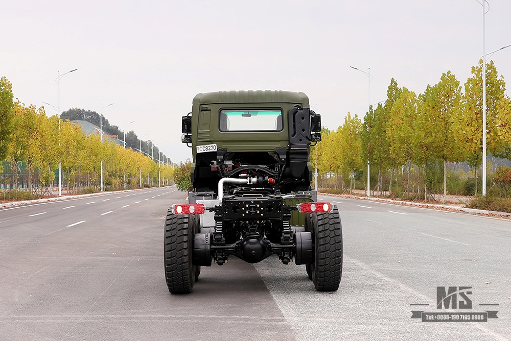 450HP Dongfeng แชสซีรถบรรทุกหนักขับเคลื่อนหกล้อ Conversion_6 × 6 รถบรรทุกหนักสามเพลารถเพื่อการพาณิชย์แชสซี_6WD ด้านหลังคู่ 15T แชสซีที่กำหนดเองส่งออกแชสซีพิเศษ