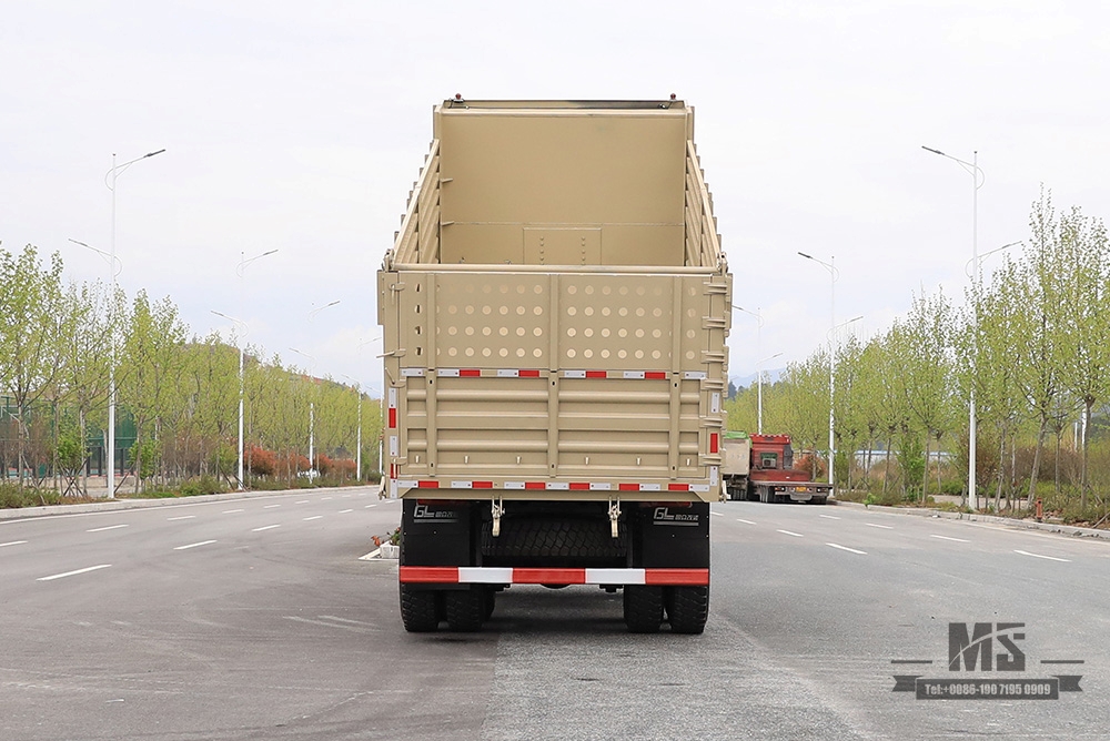 260hp Dongfeng 6×6 รถดั๊มพ์พิเศษออฟโรด_รถขับเคลื่อนหกล้อสามเพลาหลังรถบรรทุกทำเหมืองยางคู่_รถบรรทุกยก 7T/13T แบบกำหนดเอง_ส่งออกยานพาหนะพิเศษ