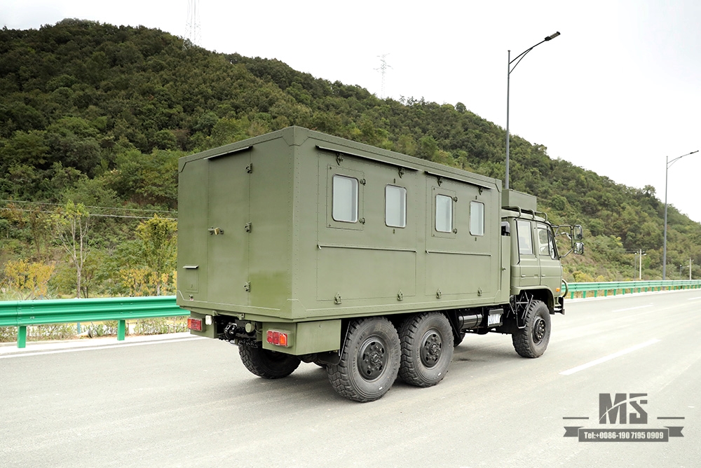 EQ2102 Dongfeng Six Wheel Drive Box Truck_ 6×6 One and a Half 153 Cab Van Truck Transportation Truck_Dongfeng AWD ส่งออกยานพาหนะวัตถุประสงค์พิเศษ