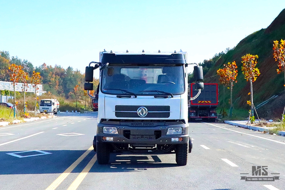 210hp Dongfeng 4×2 รถดัมพ์สำหรับขาย_4*2 Flathead Head Row Half Tipper Truck ผู้ผลิต_ส่งออกยานพาหนะพิเศษ