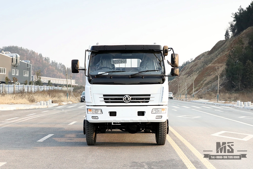 Dongfeng รถขับเคลื่อนสี่ล้อบรรทุกสินค้าเบา_4*4 รถบรรทุกขนส่งขนาดเล็กสองแถว_Dongfeng 4WD ส่งออกรถบรรทุกพิเศษ