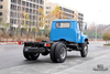 Dongfeng Four Wheel Drive Tipper Truck Chassis _170hp Blue 4*4 Single Row Pointed Head Dump Truck Chassis รถบรรทุกเหมืองแร่แชสซี_ส่งออกยานพาหนะพิเศษ