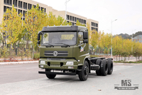 210hp Dongfeng 6*4 แชสซีรถบรรทุกออฟโรด _Dongfeng 6x4 แชสซีรถบรรทุกออฟโรด _Flathead แชสซียานพาหนะพิเศษส่งออกหนึ่งและครึ่ง