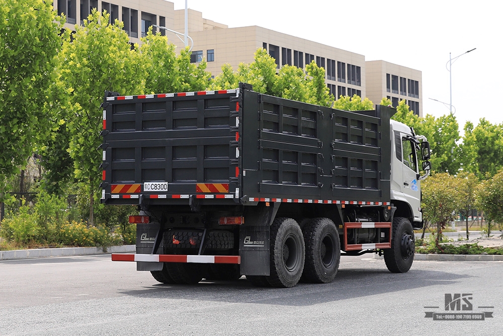 336hp Dongfeng รถบรรทุกขับเคลื่อนหกล้อ _6 * 6 ด้านหลังแปดล้อ Heavy Duty Tipper Truck Coversion ผู้ผลิต_Dongfeng 6WD ส่งออกยานพาหนะพิเศษ