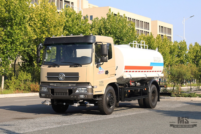 4*2 Dongfeng 12m³ รถบรรทุกสปริงเกลอร์ _Dongfeng 210 HP Flat Head Water Sprinkler Truck_Dongfeng Greening Water Tanker Truck Commercial Vehicle _Export Special Truck