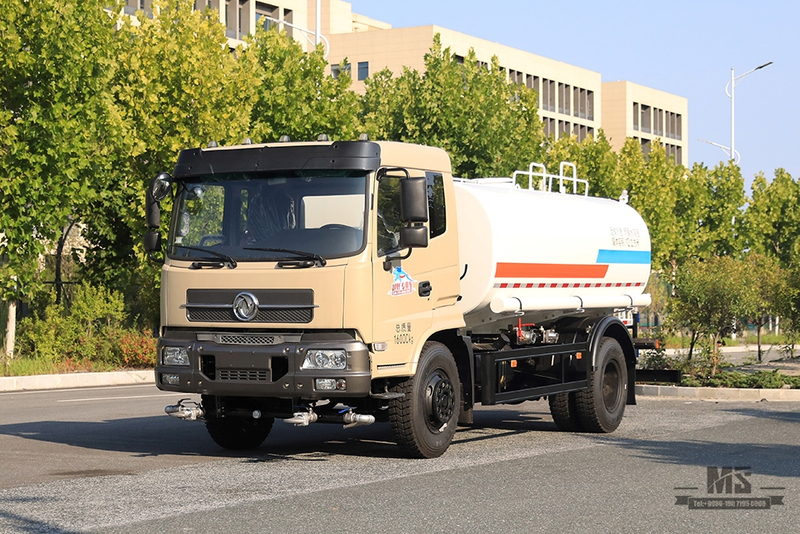 4*2 Dongfeng 12m³ รถบรรทุกสปริงเกลอร์ _Dongfeng 210 HP Flat Head Water Sprinkler Truck_Dongfeng Greening Water Tanker Truck Commercial Vehicle _Export Special Truck