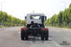 Dongfeng 4 × 2 รถบรรทุกติดเครนแชสซี 266hp ใหม่ Flathead Cabin Row ครึ่งแชสซีพร้อมรถบรรทุกเครนส่งออกแชสซีพิเศษ