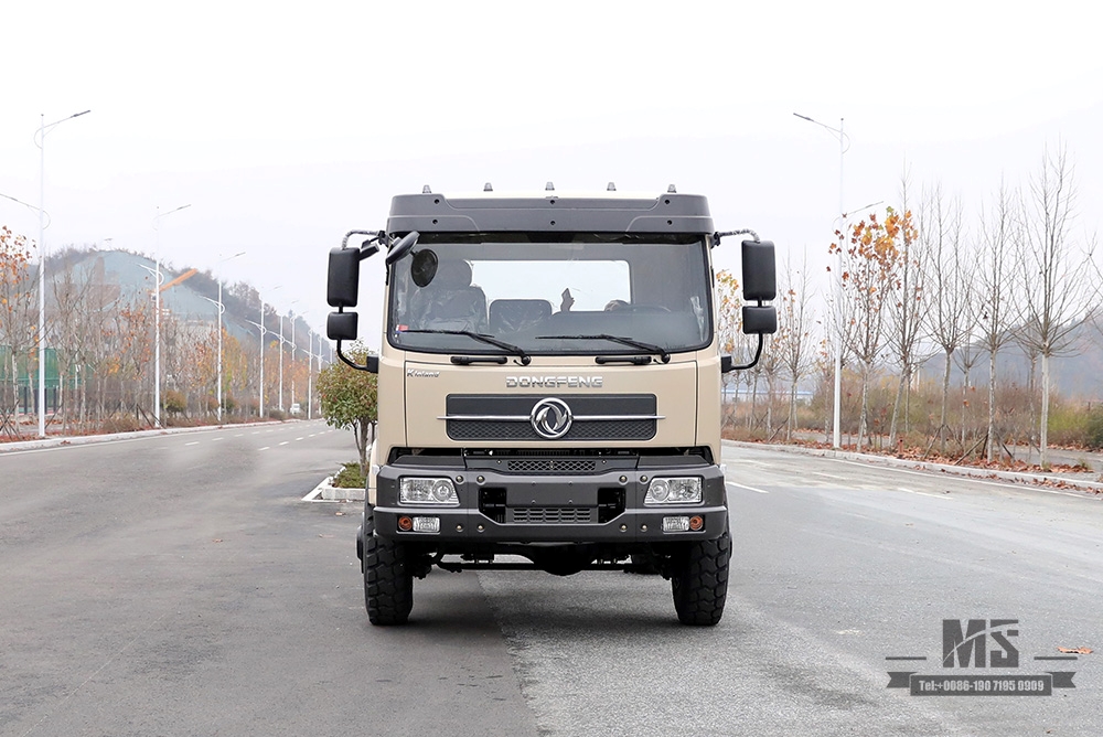 Dongfeng ขับเคลื่อนสี่ล้ออูฐรถบรรทุกสินค้าสีเทาแชสซี_4 * 4 แชสซีรถบรรทุกออฟโรด_รถบรรทุกทางไกลส่งออกแชสซีวัตถุประสงค์พิเศษ