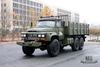 Dongfeng Army Green รถหกล้อ EQ2100 _6×6 190 hp Classic Pointed Head 3.5T รถบรรทุกออฟโรดสามเพลาสำหรับขาย_Dongfeng 245 Troop Carrier Export Special Vehicle 