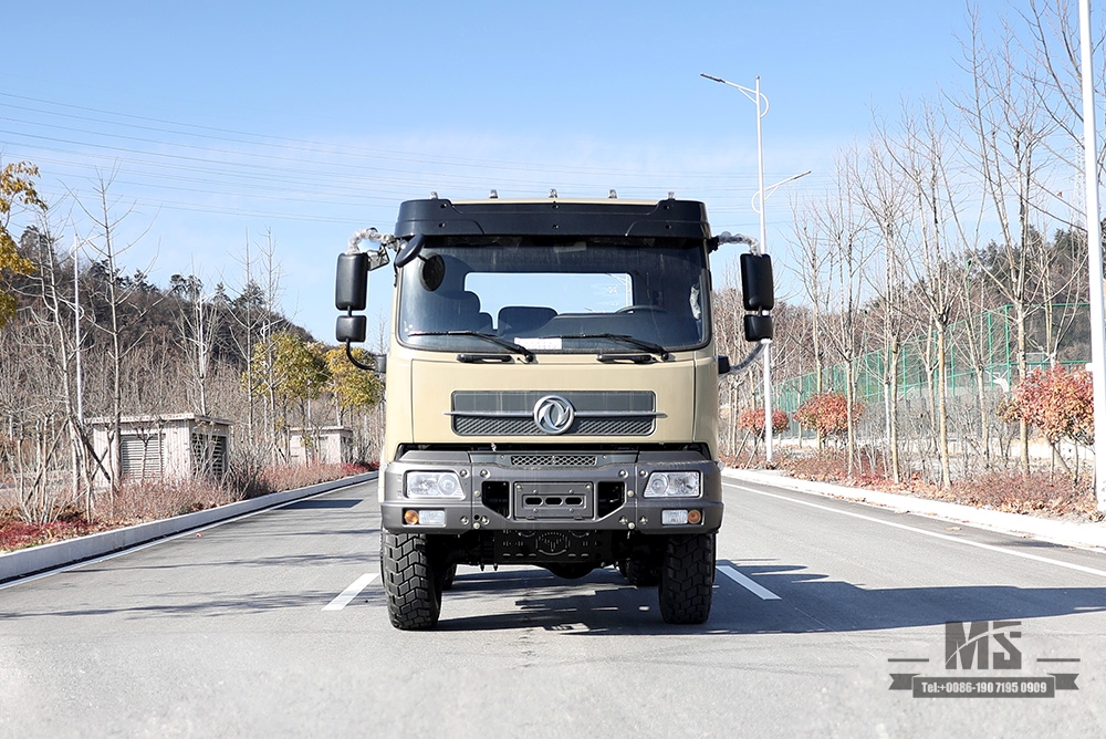 210hp Dongfeng แชสซีขับเคลื่อนหกล้อสำหรับ Sale_6 * 6 EQ2102 Flathead Head Truck Chassis Coversion ผู้ผลิต_Dongfeng 6 × 6 ส่งออกแชสซียานพาหนะพิเศษ