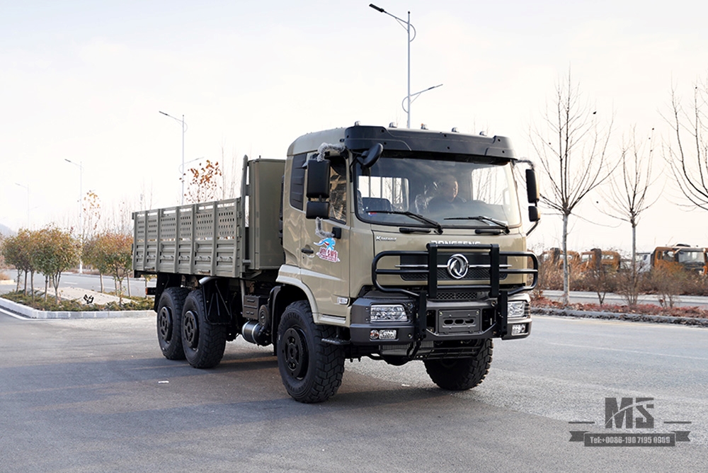 210 HP Dongfeng รถขับเคลื่อนหกล้อ Off-road Truck_6 × 6 3.5T Special Truck_All-wheel Drive ปรับแต่งสามเพลา 10T Truck Transport Truck_Export Special Vehicle