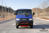 รถขับเคลื่อนสี่ล้อสีน้ำเงิน IVECO Off Road Truck_4 * 4 113hp รถบรรทุกขนาดเล็กแถวเดียวหัวสั้นพร้อมเสาผ้าใบกันน้ำ_ ส่งออกยานพาหนะพิเศษ