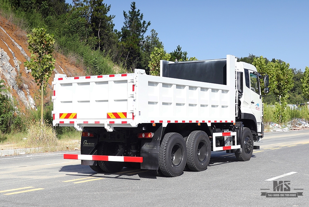 280hp Dongfeng Heavy Duty Dump Truck 6*4 Off Road Tipper Truck_Dongfeng 6x4 Flathead Row Half Mining Construction Truck_ส่งออกยานพาหนะพิเศษ