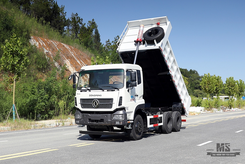 Dongfeng 6*4 280hp รถดั๊มพ์ Off Road Tipper Truck_Dongfeng 6x4 Heavy Duty Flathead Row Half Mining Construction Truck_Export ยานพาหนะพิเศษ