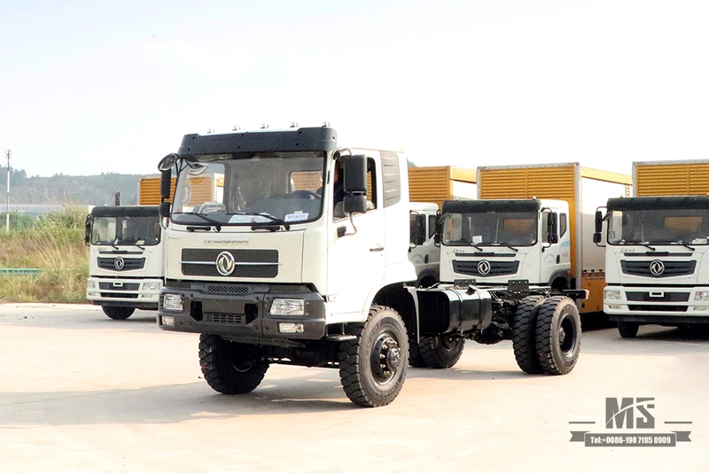 260hp Dongfeng รถบรรทุกขับเคลื่อนสี่ล้อแชสซี_4 * 4 หนึ่งและครึ่ง Cab แชสซีรถบรรทุกออฟโรด_Dongfeng รถบรรทุกส่งออกแชสซียานพาหนะวัตถุประสงค์พิเศษ