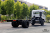 Dongfeng 4 × 2 รถบรรทุกติดเครนแชสซี 266hp ใหม่ Flathead Cabin Row ครึ่งแชสซีพร้อมรถบรรทุกเครนส่งออกแชสซีพิเศษ