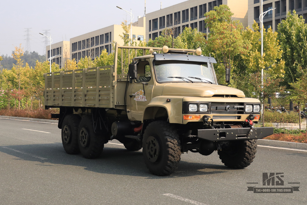 190hp Dongfeng 6×6 EQ2100 Truck_6*6 รถบรรทุกหัวแหลม ขับเคลื่อนหกล้อ Off Road Truck_Export Special Vehicle